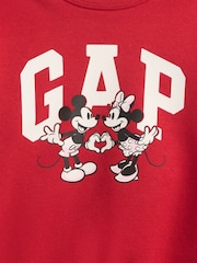 Rød - Gap Disney Logo Sweatshirt (6mths-5yrs) - Bilde 3 av 3