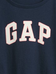 Gap Navy Logo Long Sleeve T-Shirt (6mths-5yrs) - Image 3 of 3