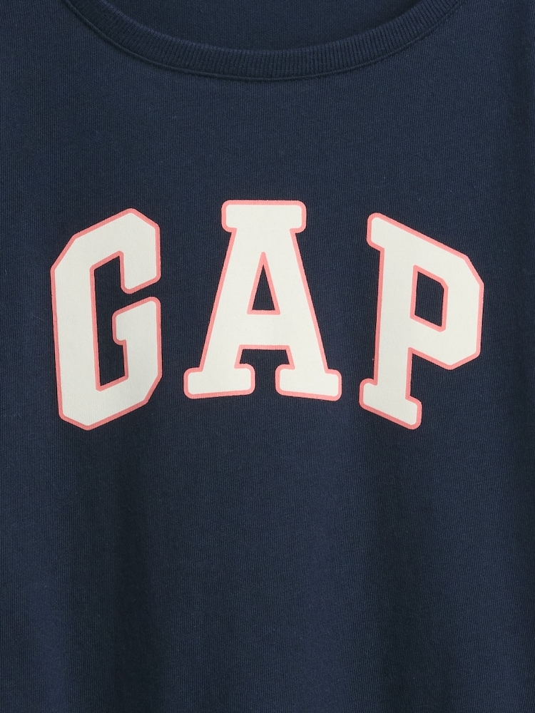 Gap Navy Logo Long Sleeve T-Shirt (6mths-5yrs) - Image 3 of 3