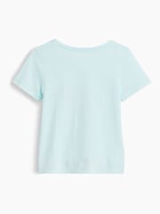 Gap Blue Elsa Disney Frozen Logo Short Sleeve T-Shirt (6mths-5yrs) - Image 2 of 3