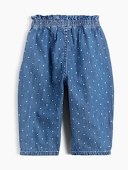 Gap Polka Dot Pull On Ruffle Barrel Jeans (0-24mths) - Immagine 2 di 3