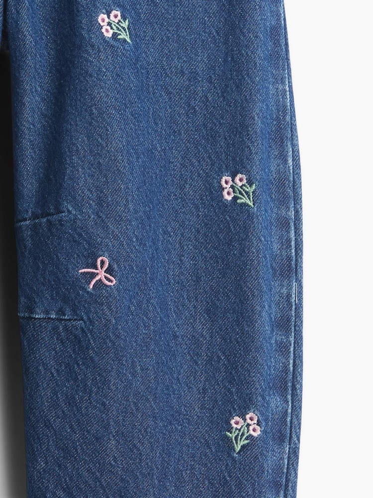 Medium Wash Bow - Gap Bow Embroidered Barrel Horseshoe Jeans (6mths-5yrs) - Obraz 3 z 3 Medium Wash Bow - Gap Bow Embroidered Barrel Horseshoe Jeans (6mths-5yrs) - Obraz 3 z 3