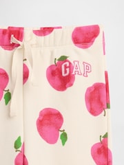 Gap Cream/Pink Apple Relaxed Pull On Logo Joggers (6mths-5yrs) - Image 3 of 3