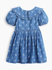 Gap Baby- en peuterjurk van Denim met kraag en Bloemen (6-5jaar) - Afbeelding 3 van 3