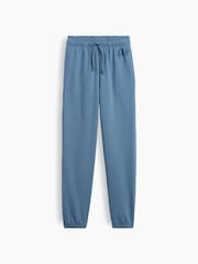Albastru - Gap Relaxed Logo Pantaloni sport (4-13yrs) - Imaginea 1 din 3