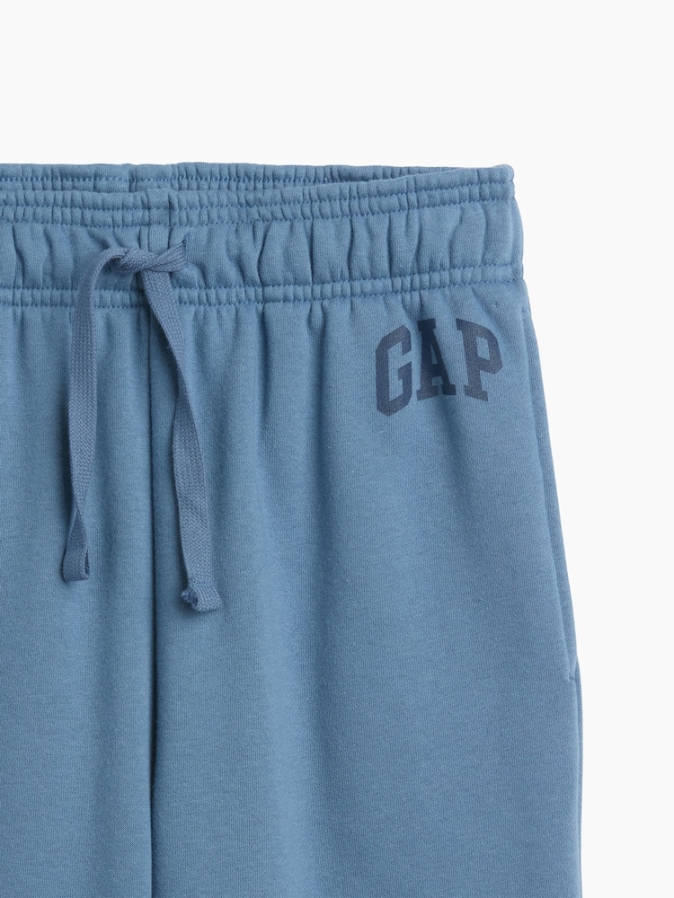 Albastru - Gap Relaxed Logo Pantaloni sport (4-13yrs) - Imaginea 3 din 3