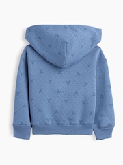 Gap Blue Bow Vintage Soft Zip-Up Hoodie (6mths-5yrs) - Image 2 of 3
