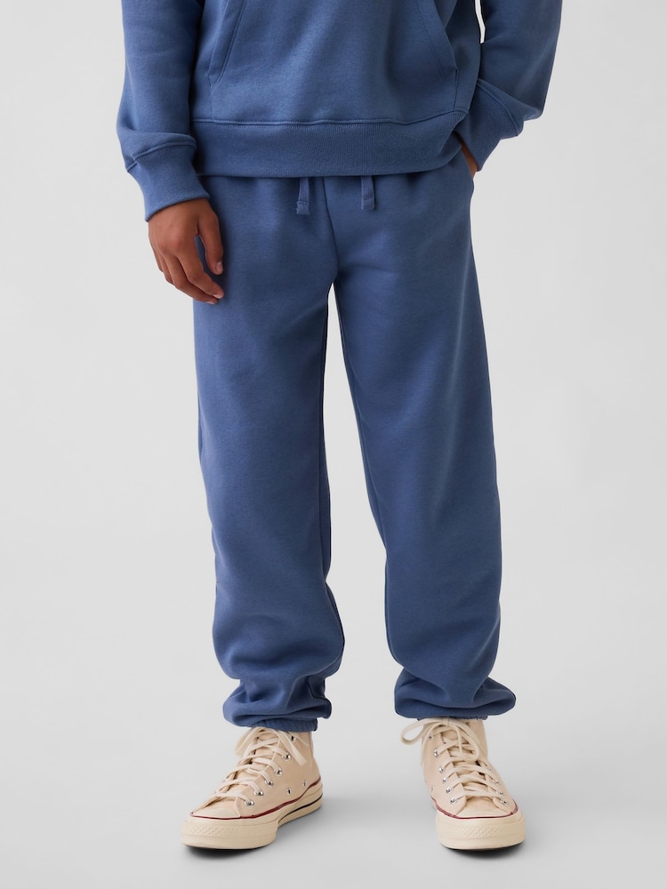 Gap Blue Relaxed Logo Joggers (4-13yrs) - Image 1 of 5 Gap Blue Relaxed Logo Joggers (4-13yrs) - Image 1 of 5