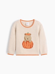 Gap Brannan Bear Pumpkin Trøje (0-24mdr.) - Billede 1 af 2