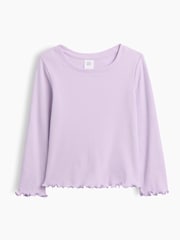 Gap Ribbed Crew Neck Long Sleeve T-Shirt (6mths-5yrs) - Bild 1 von 3