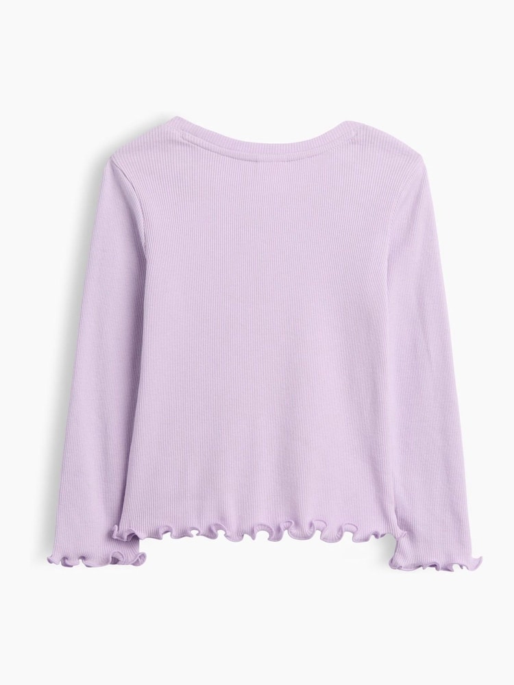 Gap Ribbed Crew Neck Long Sleeve T-Shirt (6mths-5yrs) - Bild 2 von 3