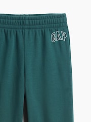 Zielony - Wciągane joggersy z logo Gap (4–13 lat) - Obraz 3 z 3