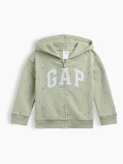 Floreale verde - Gap Vintage Soft Zip-Up Hoodie (6mths-5yrs) - Immagine 1 di 3