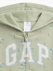 Floreale verde - Gap Vintage Soft Zip-Up Hoodie (6mths-5yrs) - Immagine 3 di 3