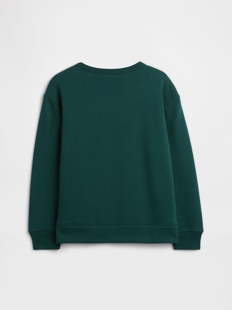 Gap Green Relaxed Logo Sweatshirt (4-13yrs) - Image 2 of 3