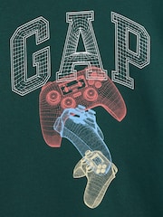 Gap Green Relaxed Logo Sweatshirt (4-13yrs) - Image 3 of 3