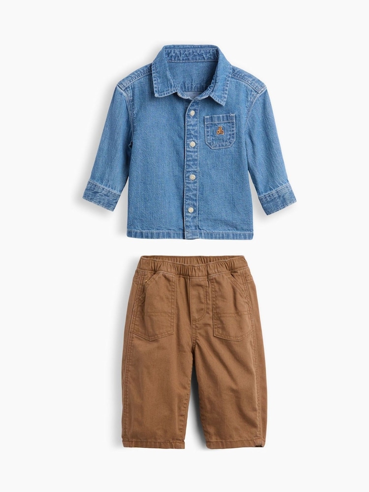 Gap Denim-Outfit-Set (0–24M.) - Bild 1 von 2 Gap Denim-Outfit-Set (0–24M.) - Bild 1 von 2