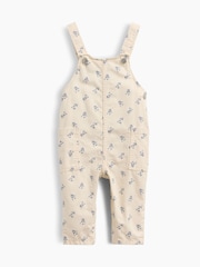 Gap Cream Floral Print Dunagrees (0-24mths) - Image 1 of 3