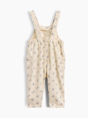 Gap Cream Floral Print Dunagrees (0-24mths) - Image 2 of 3