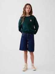 Gap Green Dog Vintage Soft Wedge Sweatshirt (4-13yrs) - Image 3 of 5