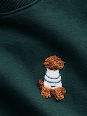 Gap Green Dog Vintage Soft Wedge Sweatshirt (4-13yrs) - Image 5 of 5