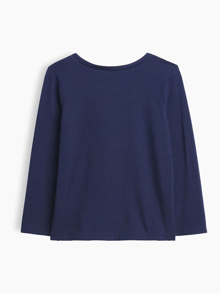 Gap Navy Art Graphic Long Sleeve T-Shirt (6mths-5yrs) - Image 2 of 3 Gap Navy Art Graphic Long Sleeve T-Shirt (6mths-5yrs) - Image 2 of 3