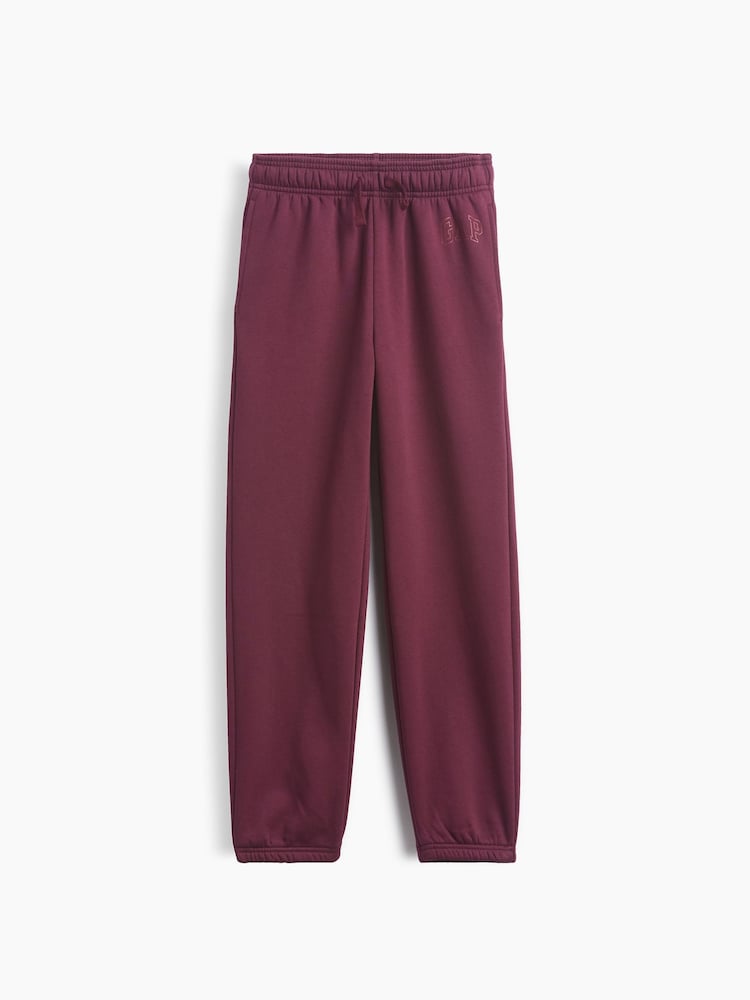 Gap Burgundy Red Relaxed Logo Joggers (4-13yrs) - Image 1 of 3