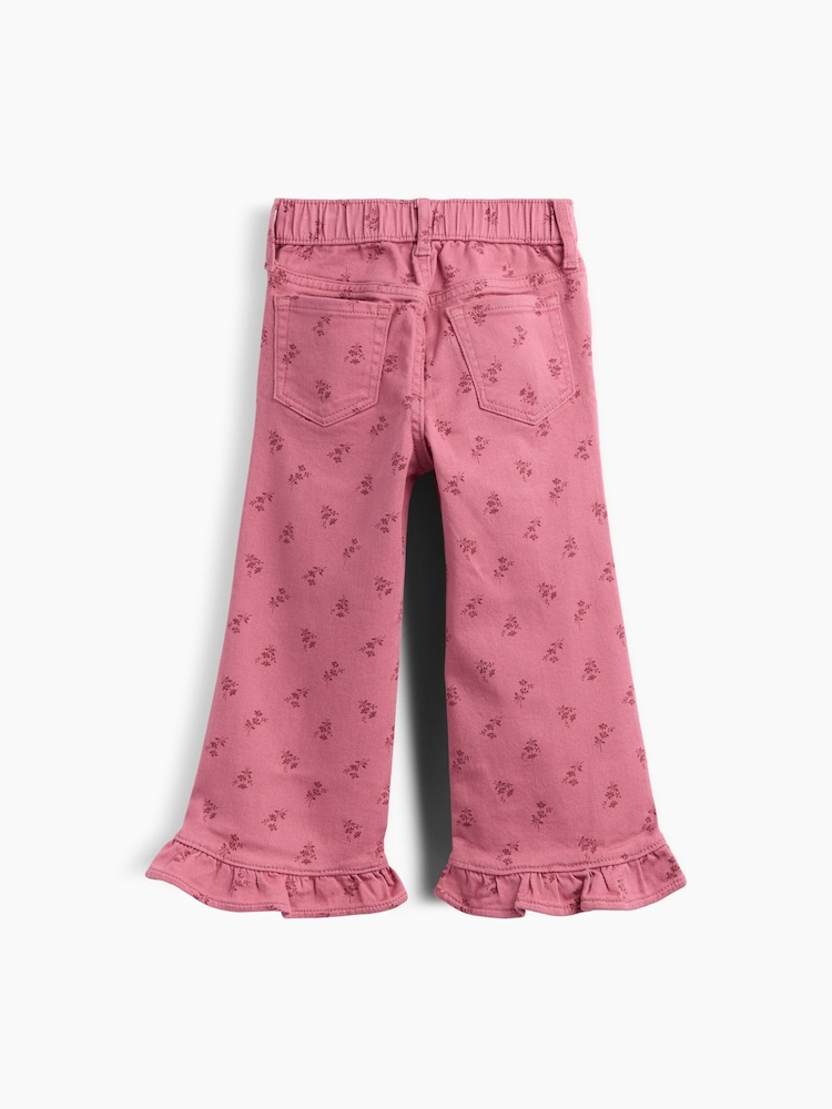 Rosa a fiori - Jeans Gap Stride con orlo arricciato (6mesi-5anni) - Immagine 3 di 3 Rosa a fiori - Jeans Gap Stride con orlo arricciato (6mesi-5anni) - Immagine 3 di 3