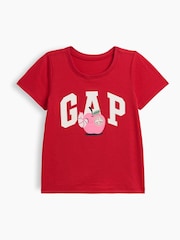Gap Red Graphic Short Sleeve T-Shirt (6mths-5yrs) - Image 1 of 3