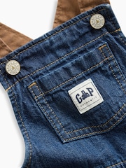 Gap Baby smækbukser i Denim (0-24mdr.) - Billede 3 af 3