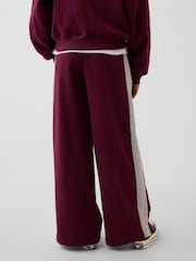 Gap Burgundy/Grey VintageSoft Baggy Varsity Joggers (4-13yrs) - Image 2 of 3