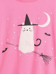 Gap Pink Halloween Graphic Short Sleeve T-Shirt (6mths-5yrs) - Image 3 of 3