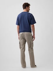 Gap Grey Essential Straight Cargo Trousers - Image 2 of 6