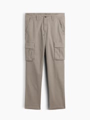 Gap Grey Essential Straight Cargo Trousers - Image 6 of 6