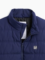 Gap Navy Relaxed Puffer Jacket - Image 4 of 4