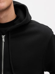 Svart - Gap VintageSoft Relaxed Zip Hoodie - Bild 4 av 5