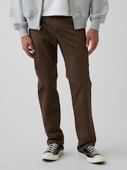 Gap Brown Modern Straight Chinos - Image 1 of 6