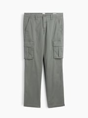 Gap Green Essential Straight Cargo Trousers - Image 6 of 6