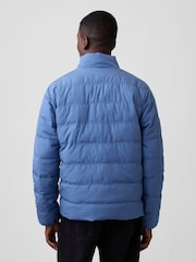 Gap Blue Relaxed Puffer Jacket - Image 2 of 4