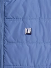 Gap Blue Relaxed Puffer Jacket - Image 4 of 4