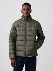 Gap Green Relaxed Puffer Jacket - Image 1 of 4