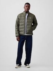 Gap Green Relaxed Puffer Jacket - Image 3 of 4