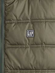 Gap Green Relaxed Puffer Jacket - Image 4 of 4