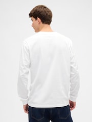 Balta - Gap Long Sleeve T-Shirt - 2 paveikslėlis iš 3