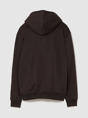 Gap Chocolate Brown Vintage Soft Arch Logo Zip-up Hoodie - Image 2 of 3