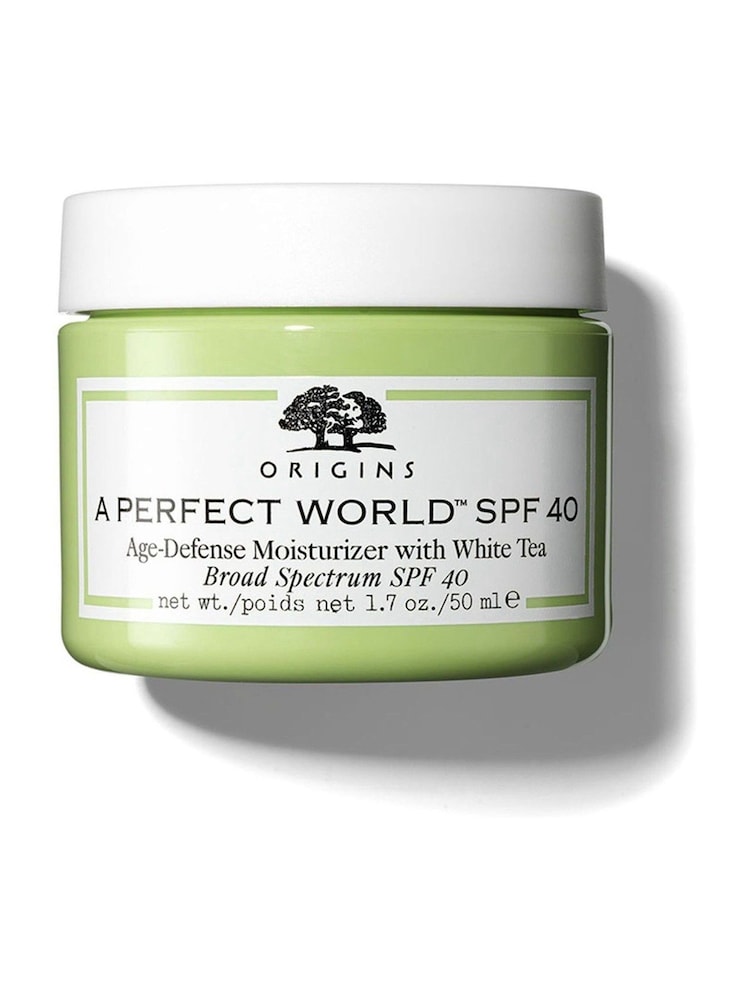 Origins A Perfect World Spf 40 Age-Defense Moisturiser With White Tea 50ml - Image 1 of 4