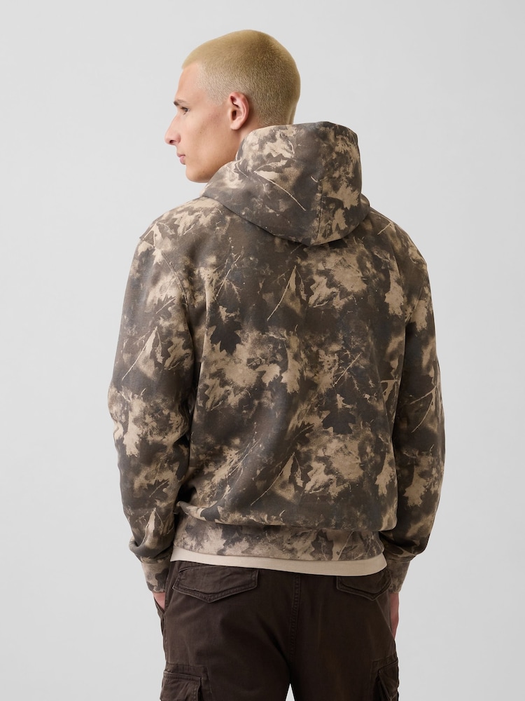 Gap Brown Camo VintageSoft Arch Logo Hoodie - Image 2 of 4