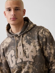 Gap Brown Camo VintageSoft Arch Logo Hoodie - Image 4 of 4