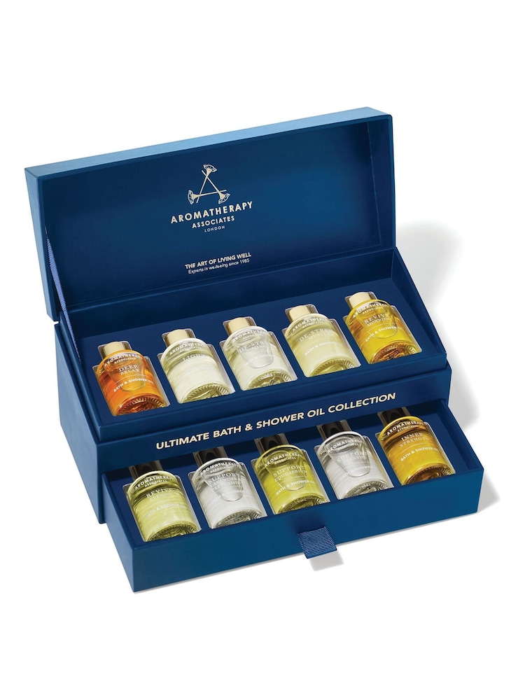 Aromatherapy Associates Ultimate Bath & Shower Oil Collection Gift Set - Image 1 of 4