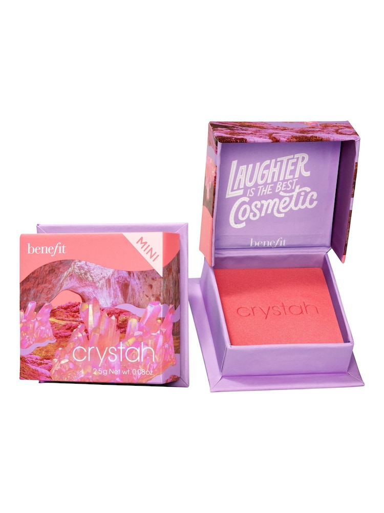 Benefit Crystah Strawberry Pink Powder Blusher Travel Size - Image 1 of 5